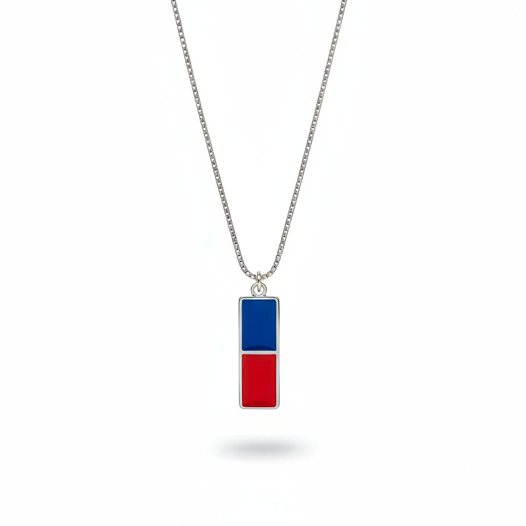 Collana Rosso Blu Elegance