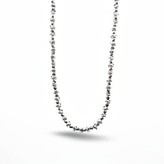 Collana Braid  Riflessi Argento in Stile Resistente