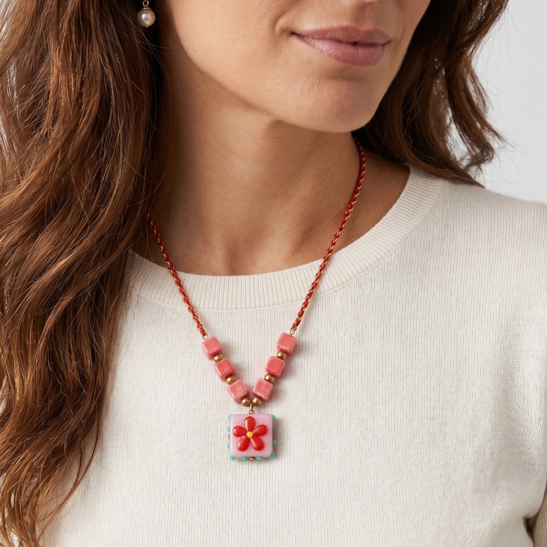 Collana Sea Fiore di Corallo