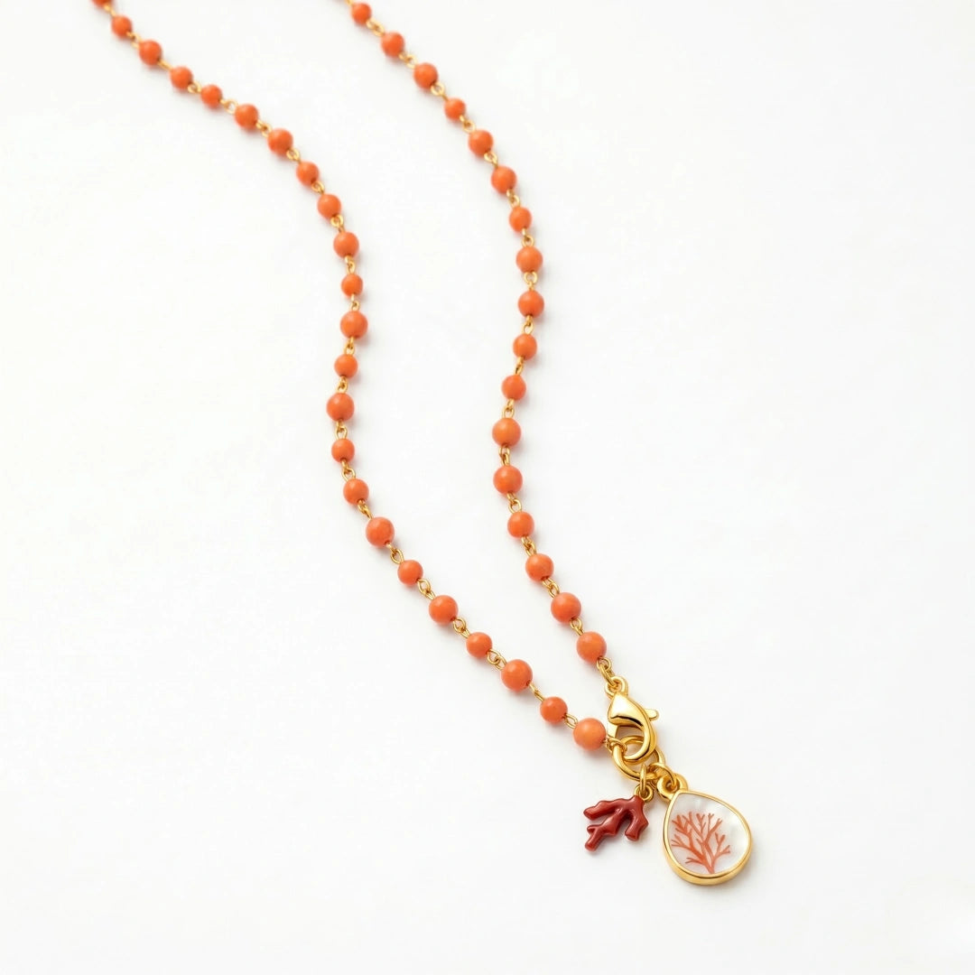 Collana Sea Coral Essence Gold