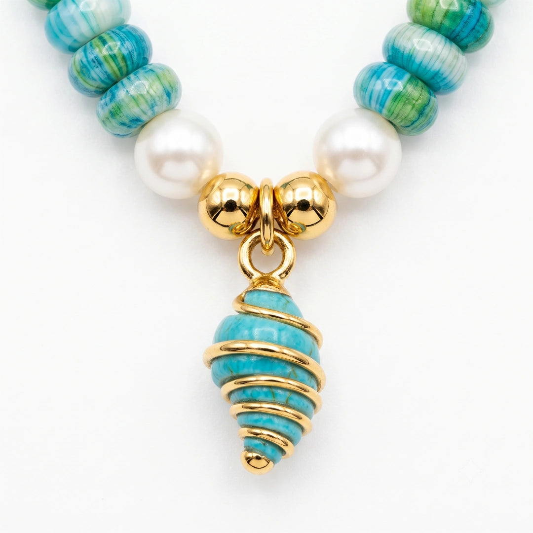 Collana Sea Conchiglia Turchese