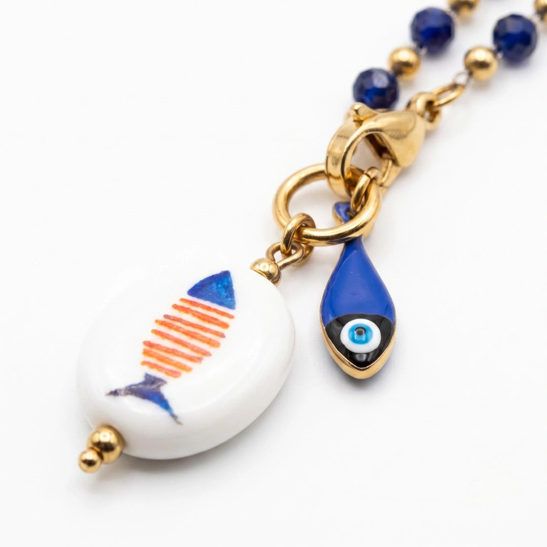 Collana Sea Pesce Ovale