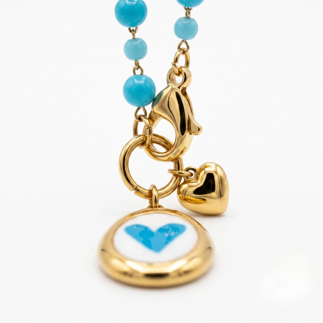 Collana Sea Cuore Azzurro