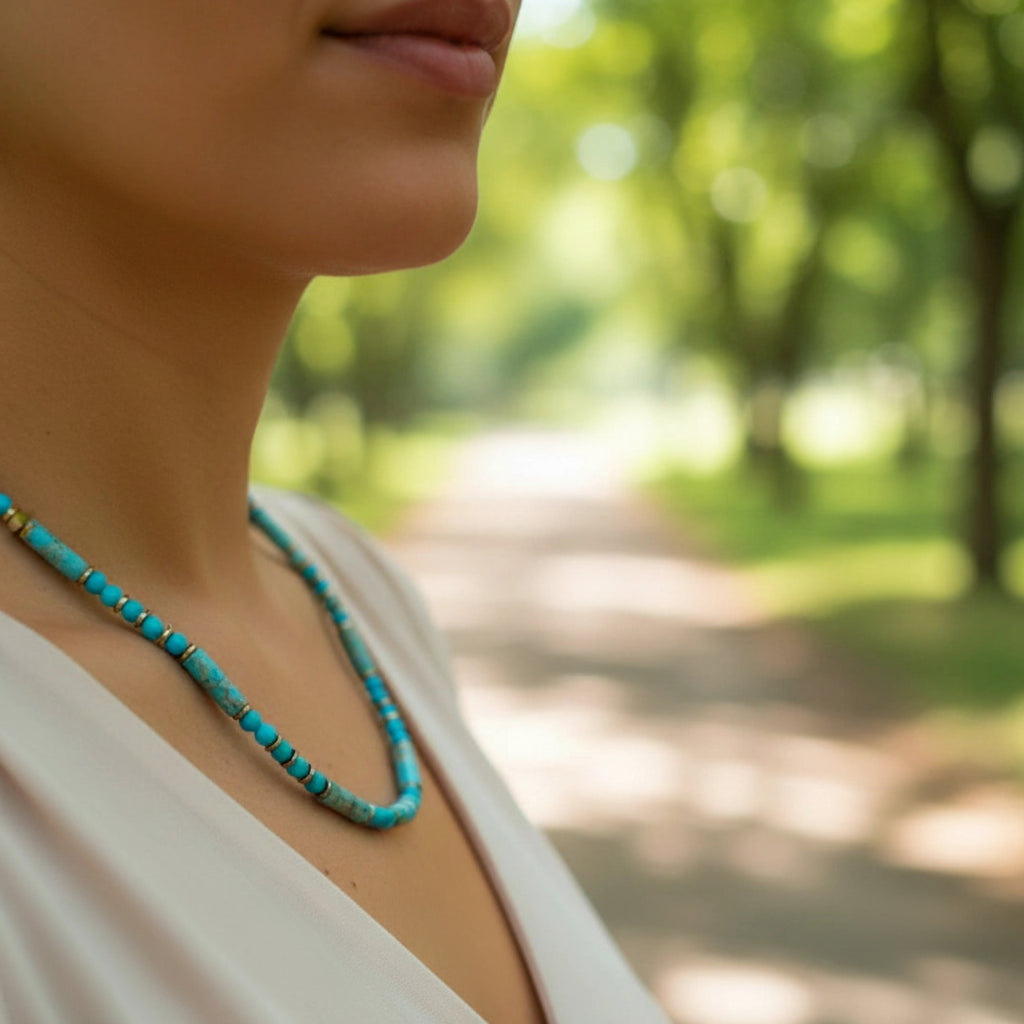 Indisches Achat-Halsband