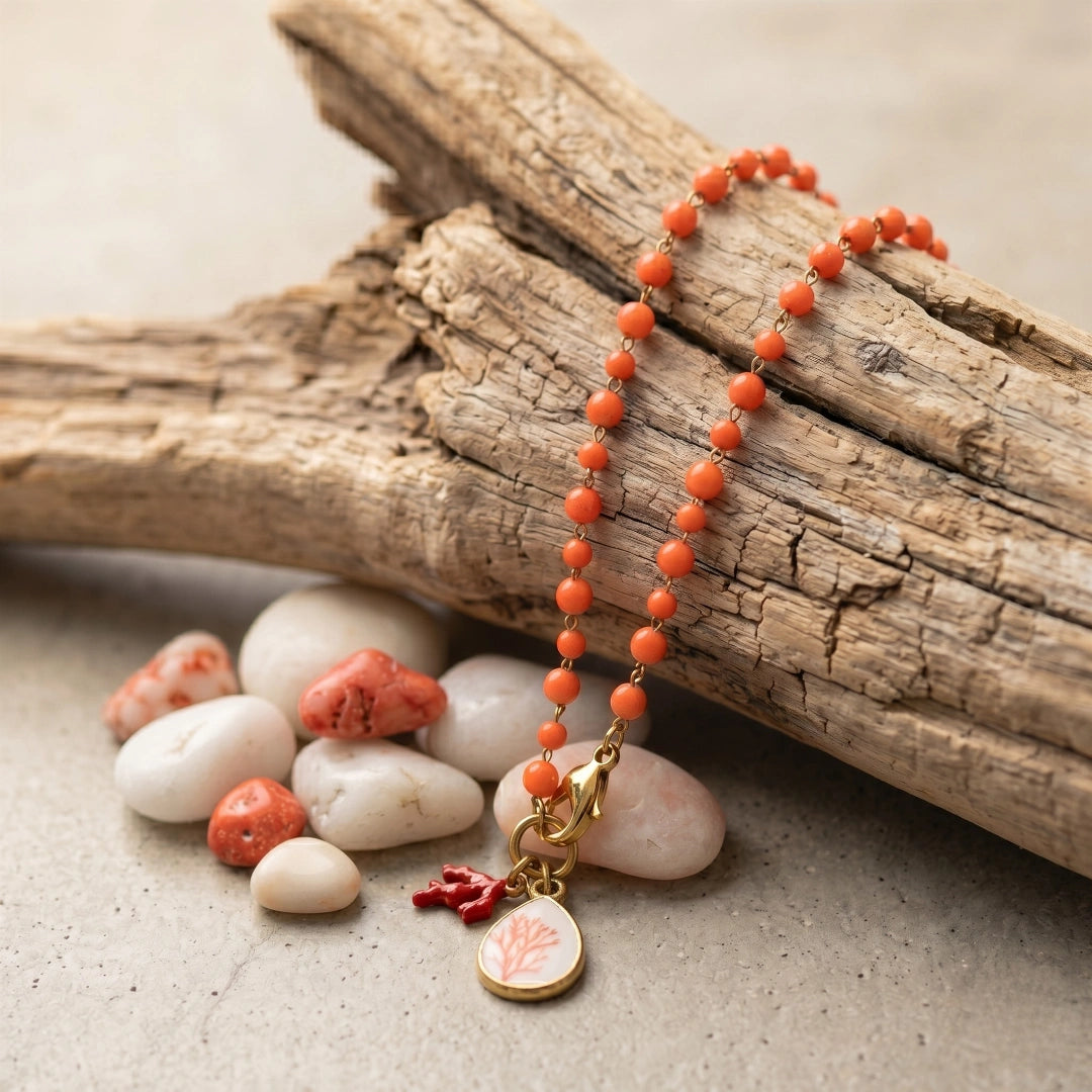 Collana Sea Coral Essence Gold