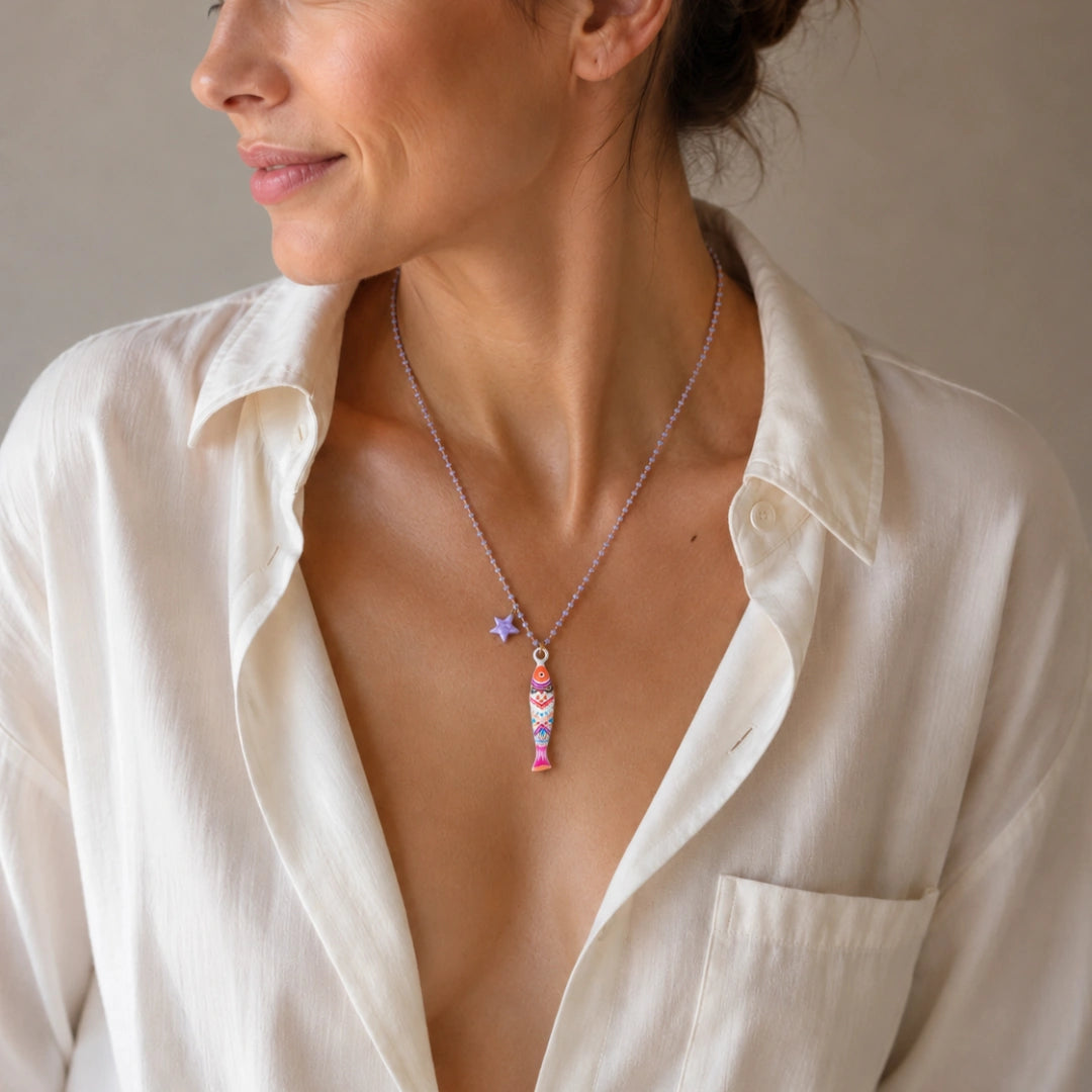 Collana Sea Pesce Boho