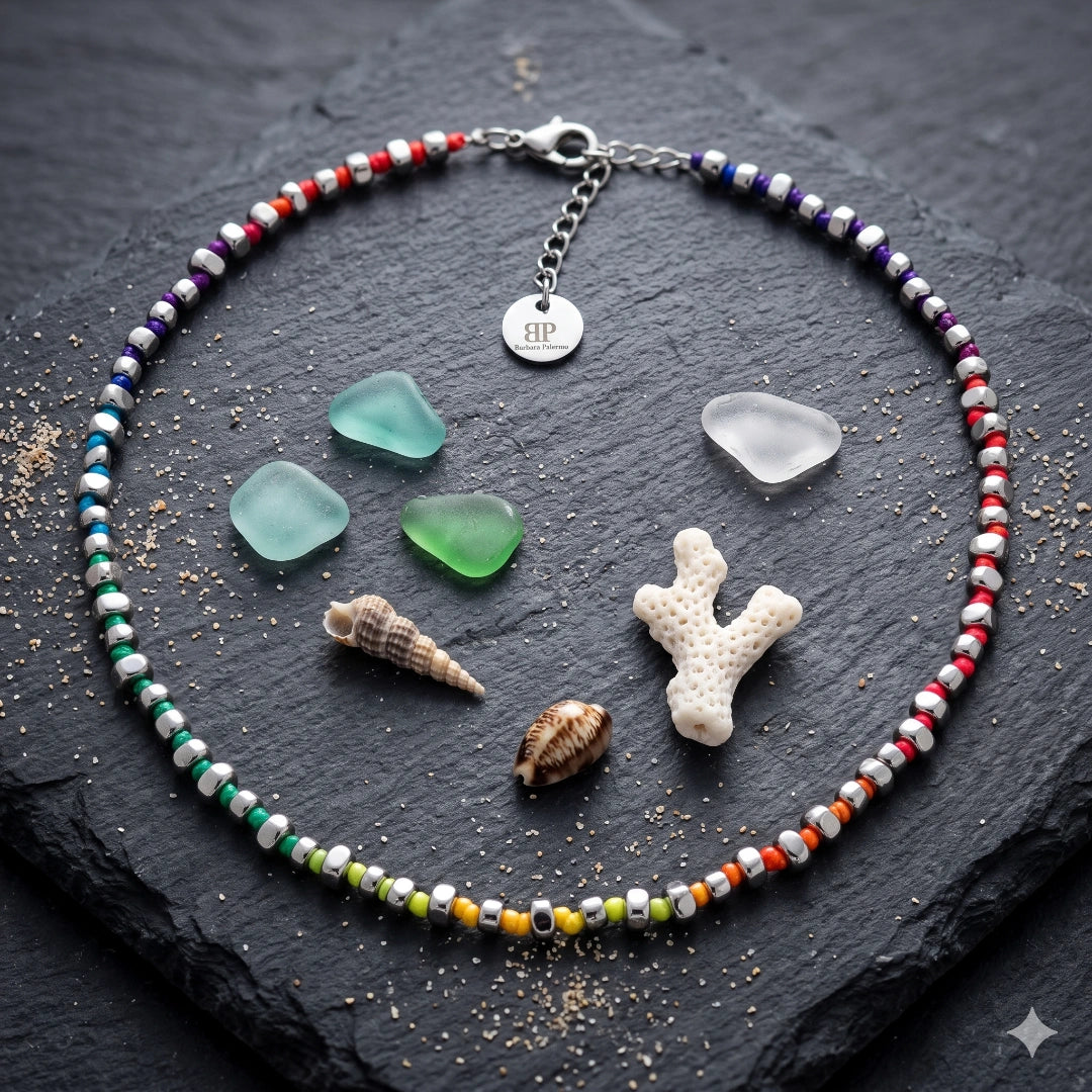 Collana Sea Rainbow Waves