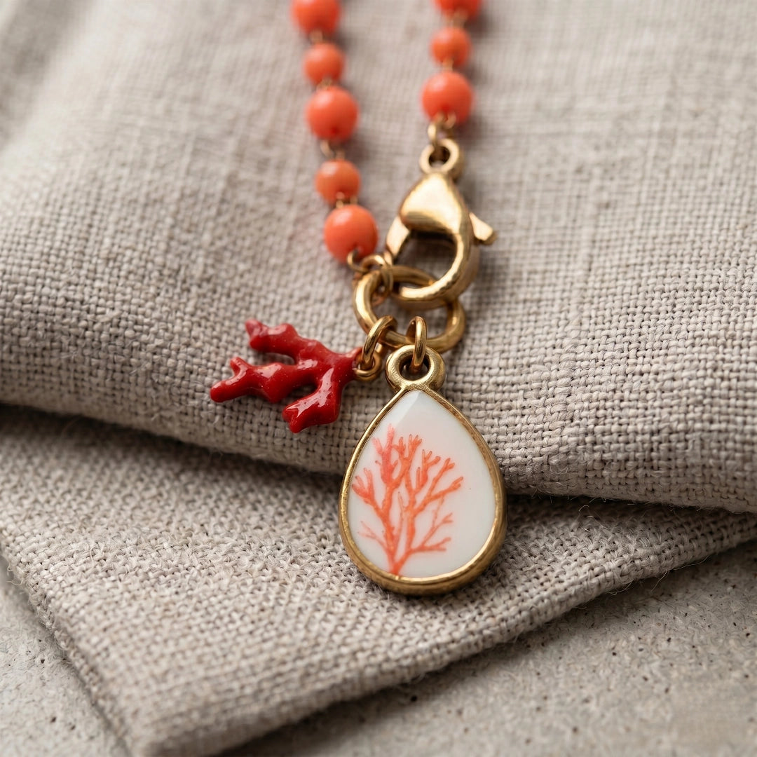 Collana Sea Coral Essence Gold