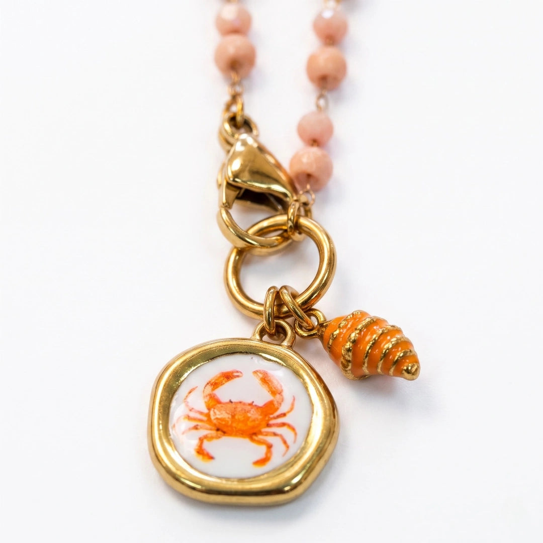 Collana Sea Granchio Mediterraneo