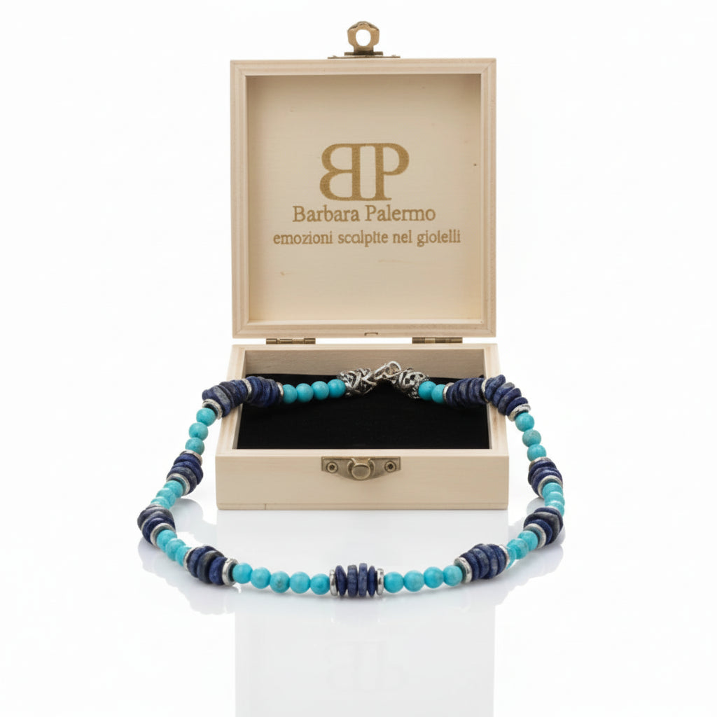 Collana Legacy – Turchese & Lapis