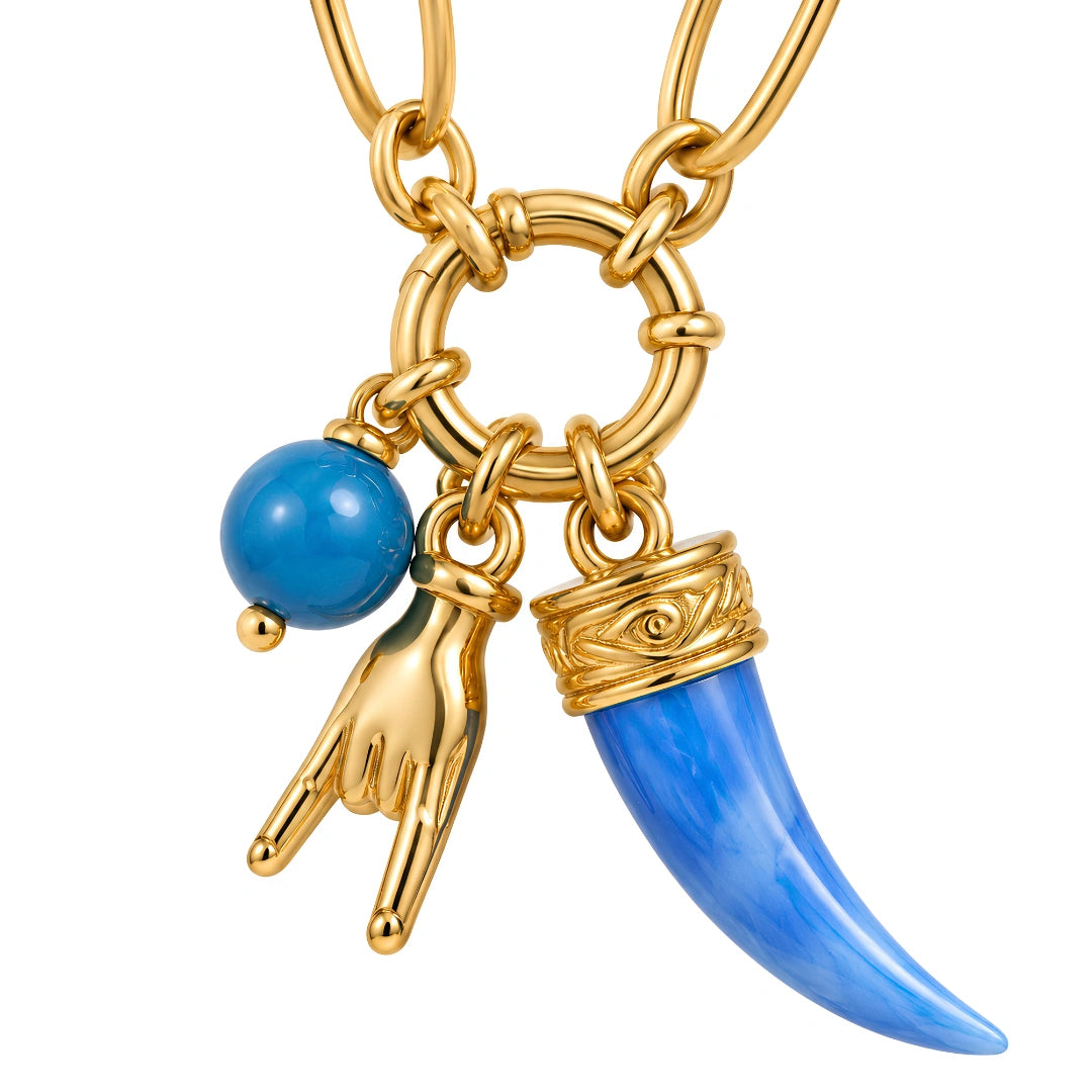 Collana Luma Amuleti Blu