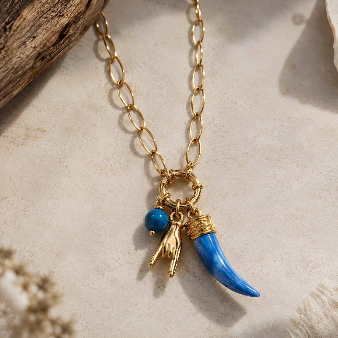 Collana Luma Amuleti Blu