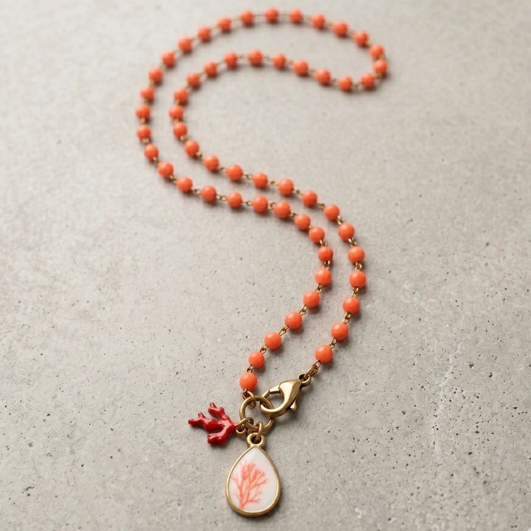 Collana Sea Coral Essence Gold