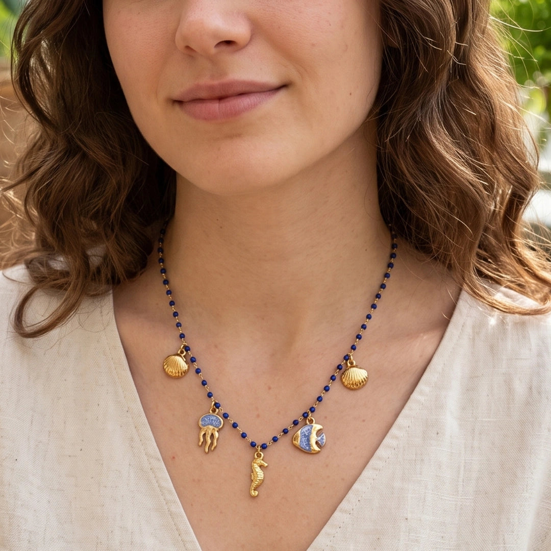 Collana Sea Blue Marine