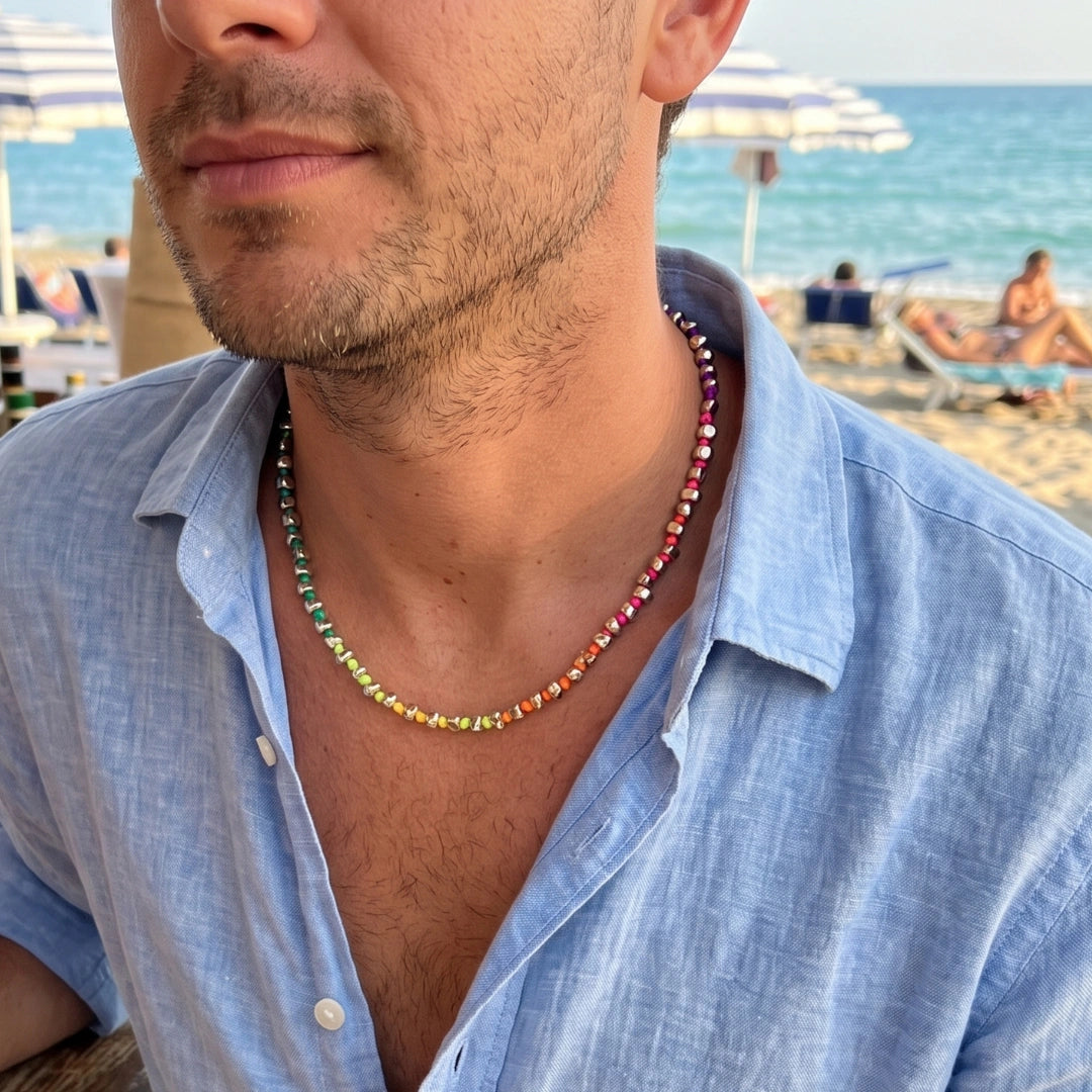 Collana Sea Rainbow Waves