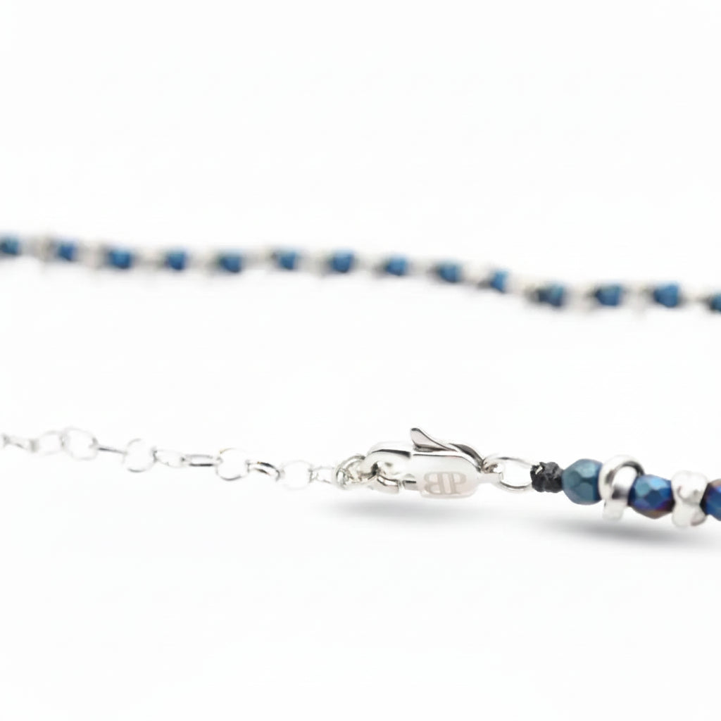 Collana Braid Blu Profondo
