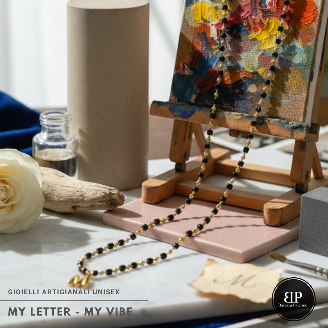 Collana My Letter Gold Edition | Acciaio 316L PVD Oro