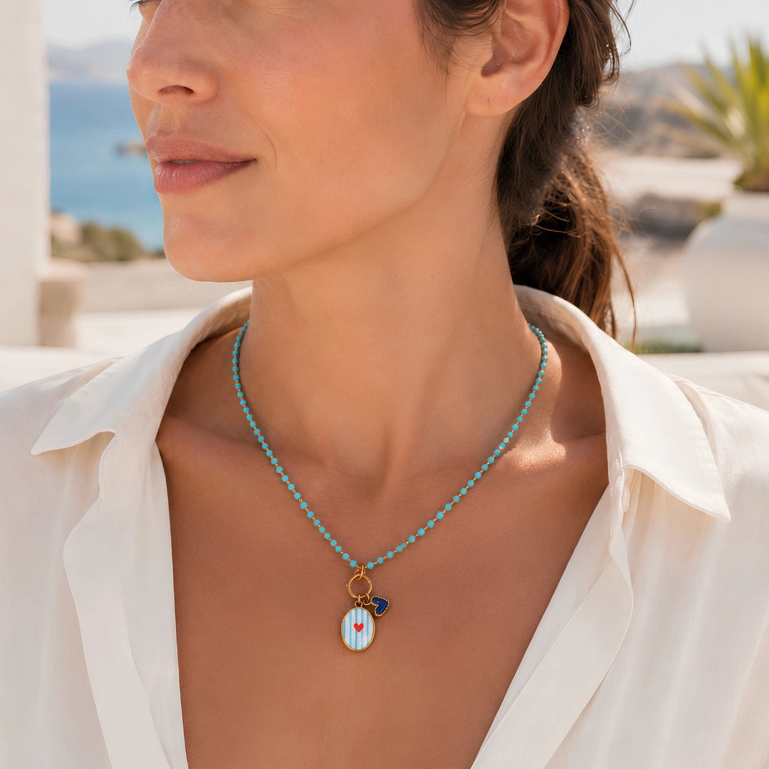 Collana Sea Cuore Riviera  Stampa UV
