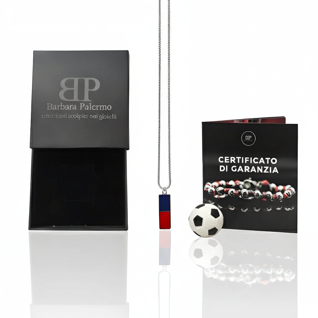 Collana Rosso Blu Elegance