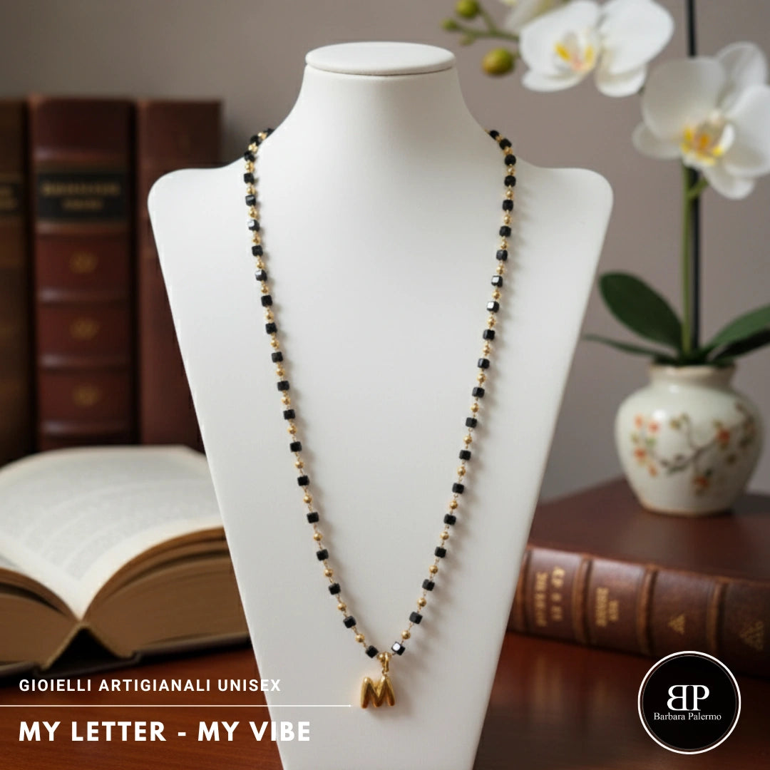 Collana My Letter Gold Edition | Acciaio 316L PVD Oro