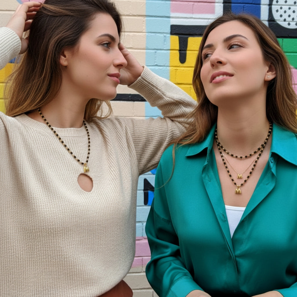 Collana My Letter Gold Edition | Acciaio 316L PVD Oro