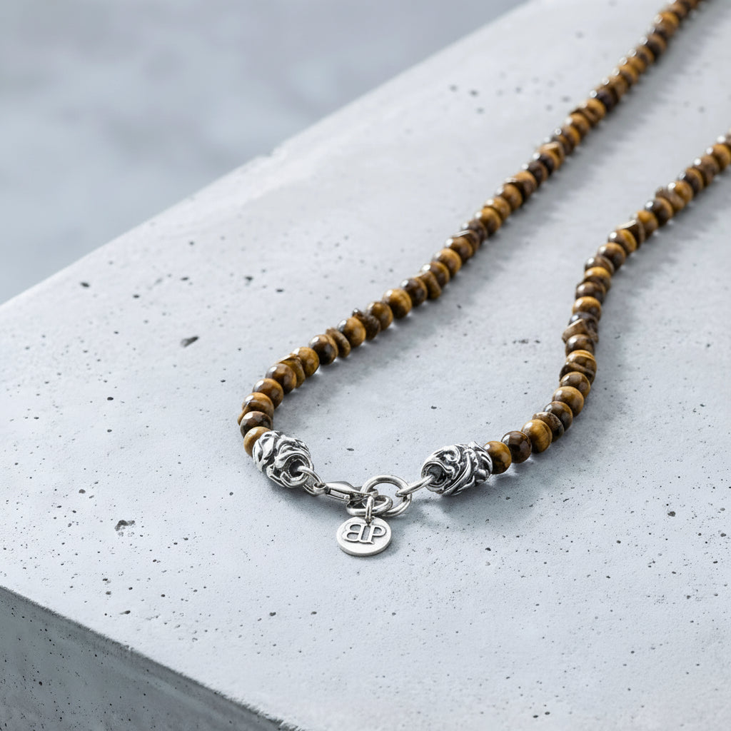 Indigo Rokoko Halskette – Natur, Harmonie, Charakter