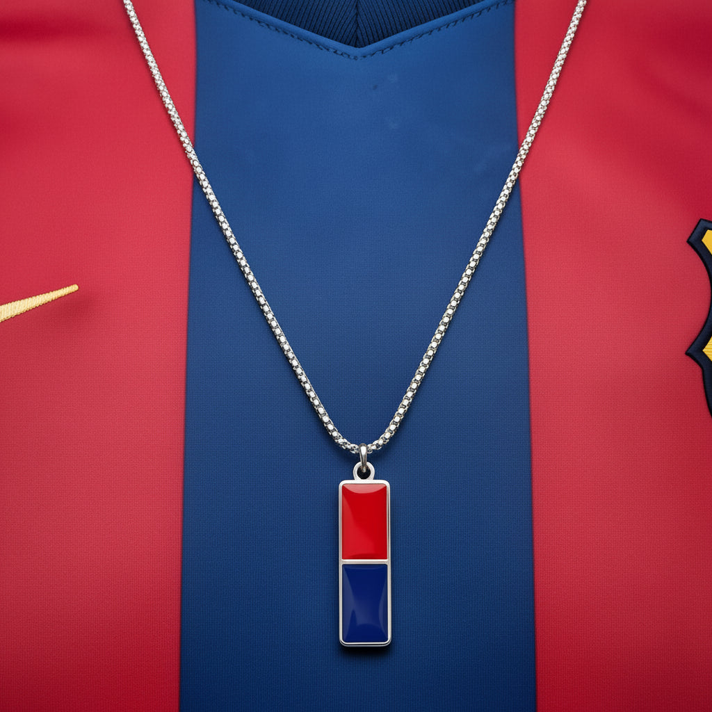 Collana Rosso Blu Elegance