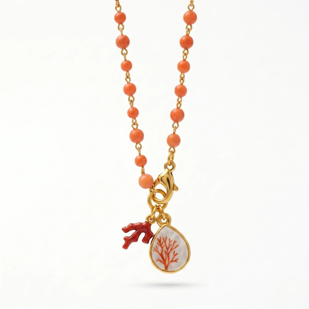 Collana Sea Coral Essence Gold