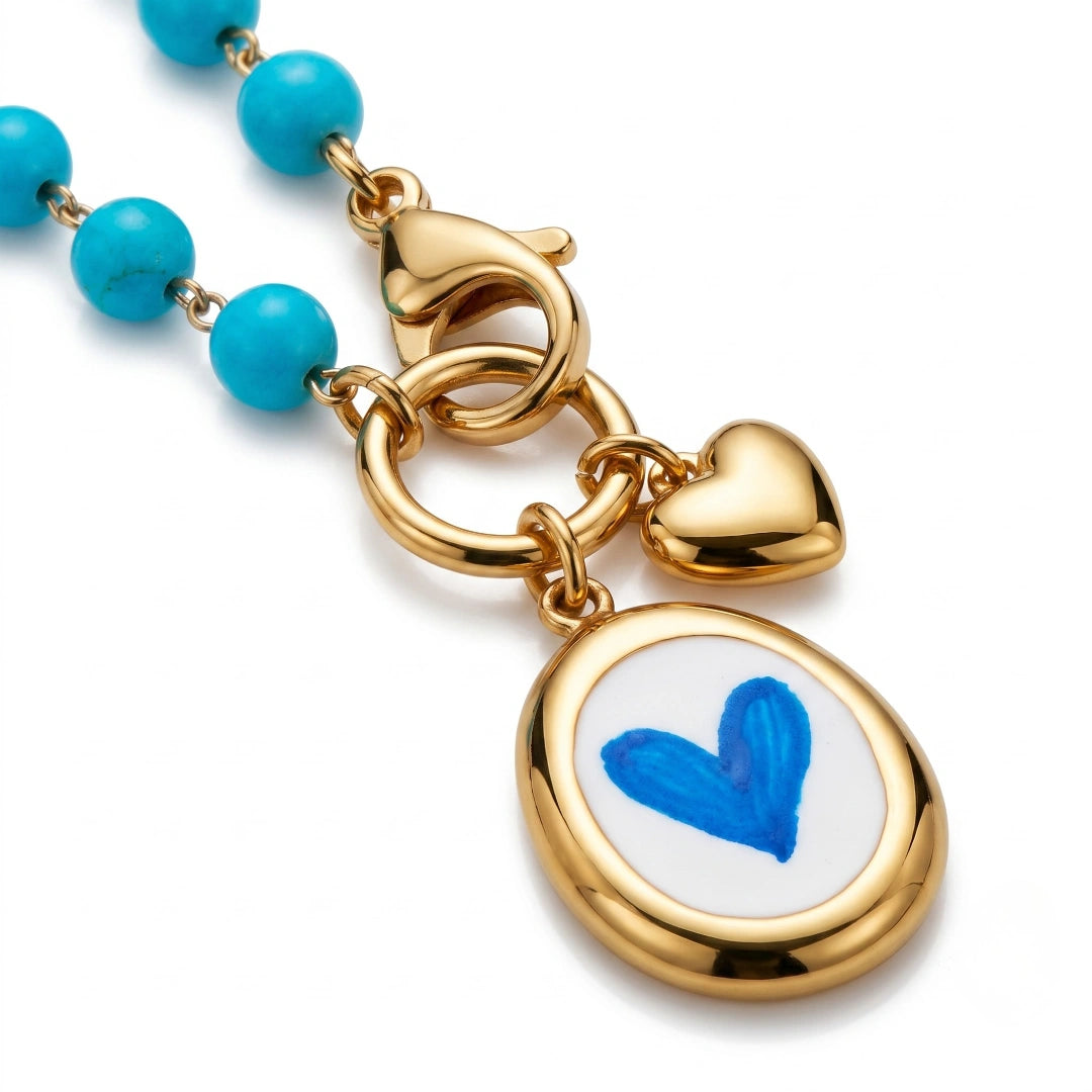 Collana Sea Cuore Azzurro