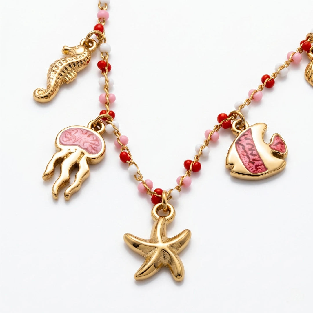 Collana Sea Pink Lagoon