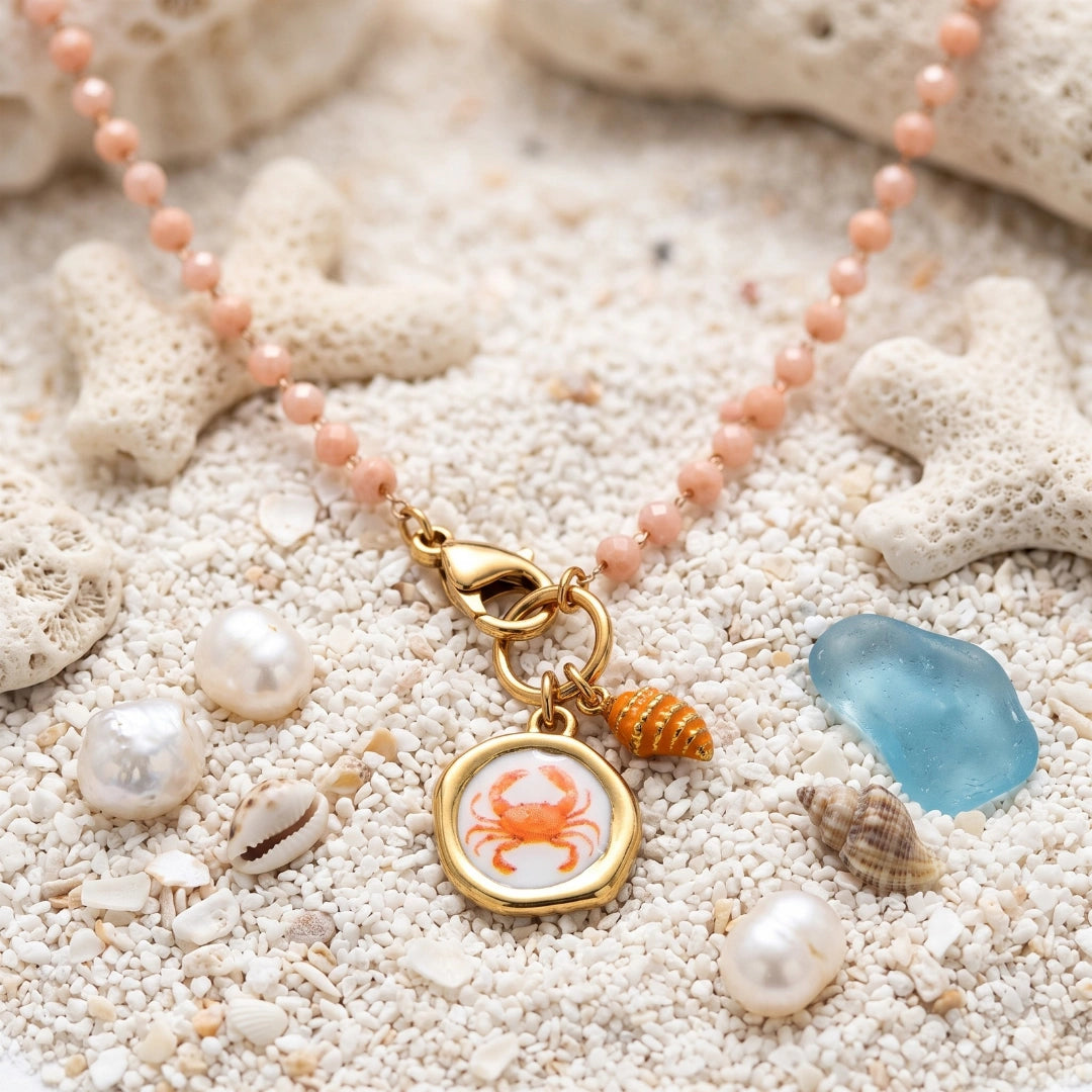 Collana Sea Granchio Mediterraneo