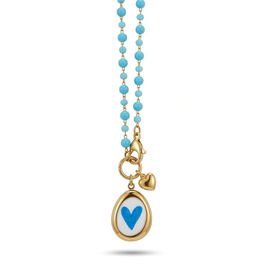 Collana Sea Cuore Azzurro