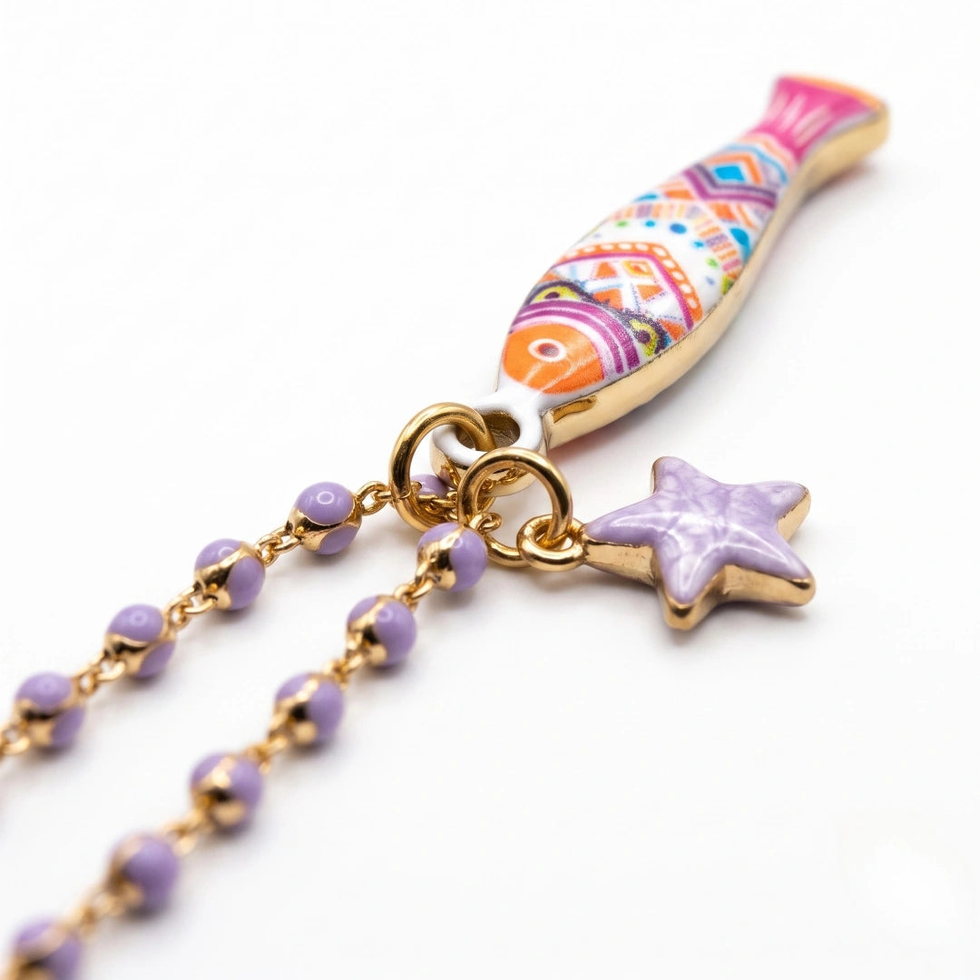 Collana Sea Pesce Boho