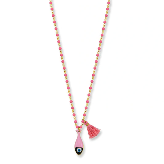 Collana Sea Pesce Rosa