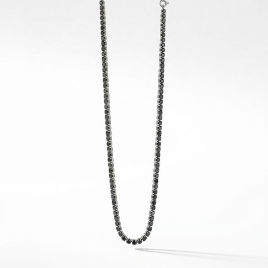 Collana Tennis con Zirconia Nera - Eleganza Made in Italy