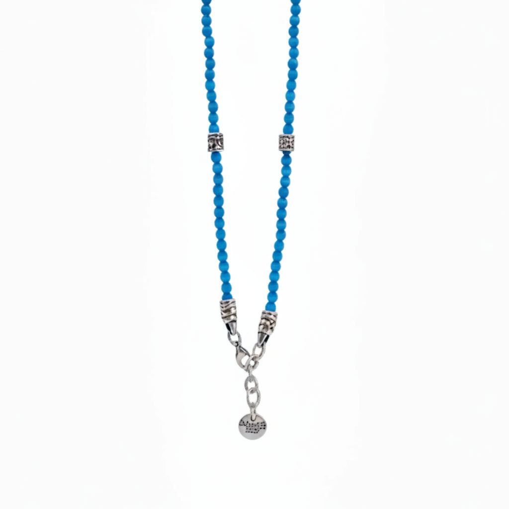 Collana Capri Ocean Occhio di Gatto Blu