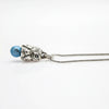 Owls Sentinel Collana Gufo con Pietre di Pasta Turchese