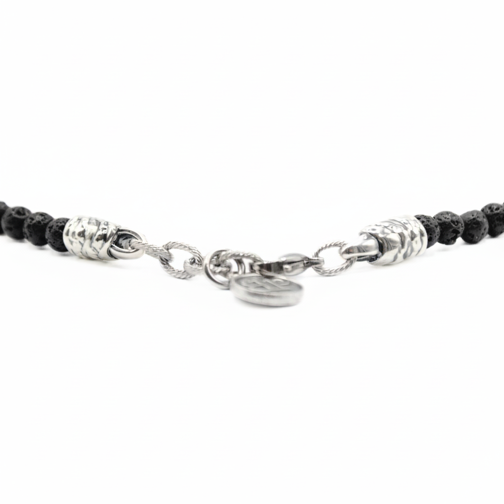 Collana in pietra lavica Ocean Stromboli