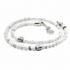 Collana Ocean Paris con pietre bianche Howlite