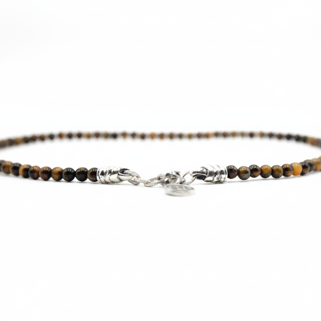 Collana Occhio di Tigre Tibet la potente collana di pietre Ocean