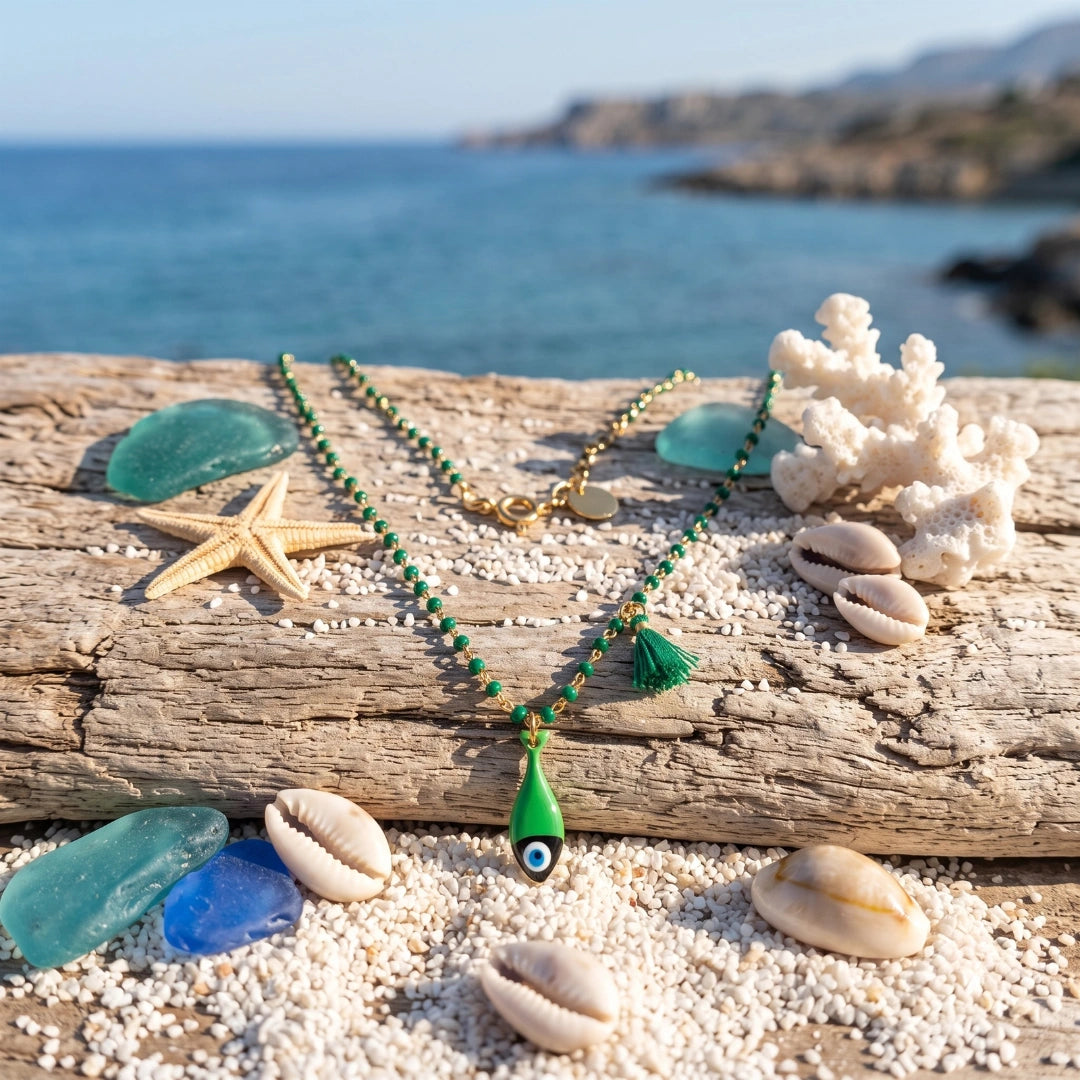 Collana Sea Pesce Verde