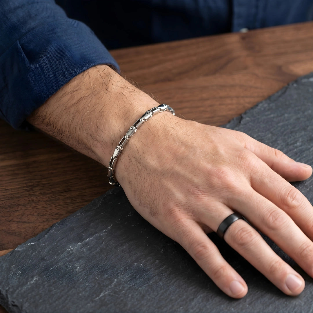 Bracciale Catena Minimal  Acciaio 316L 3 mm