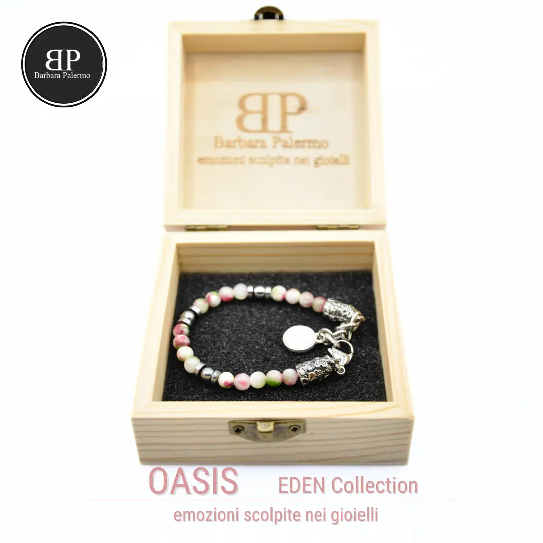 Bracciale Eden Oasis: Dove la Giada Incontra l'Equilibrio