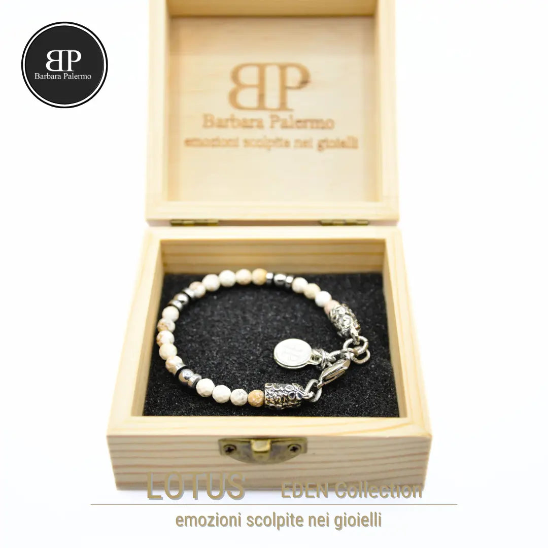 Bracciale Eden Lotus: Eleganza Spirituale che Tocca l'Anima
