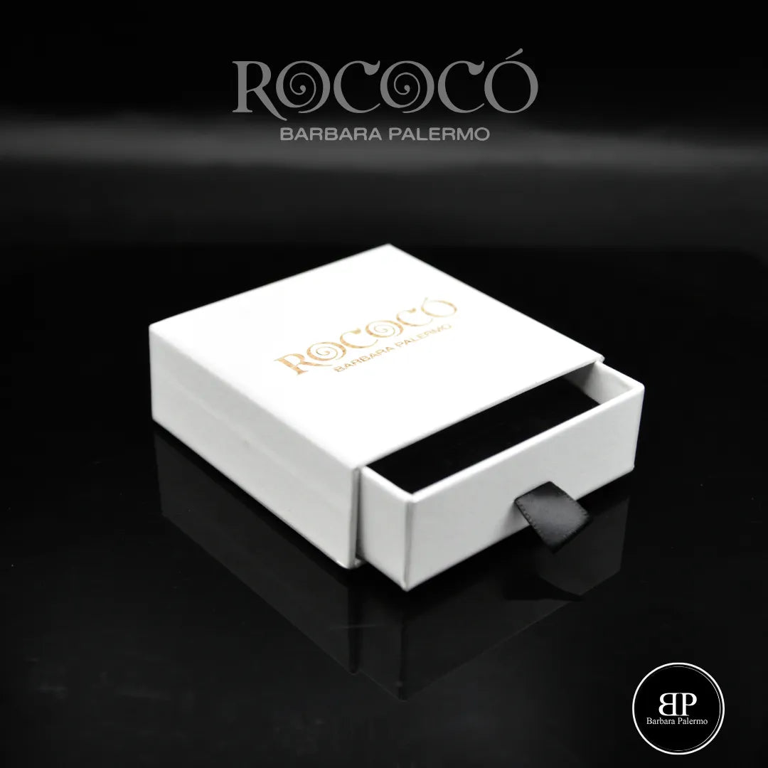 Rococò Noir Elegance – Collana Artigianale con Onice e Perla