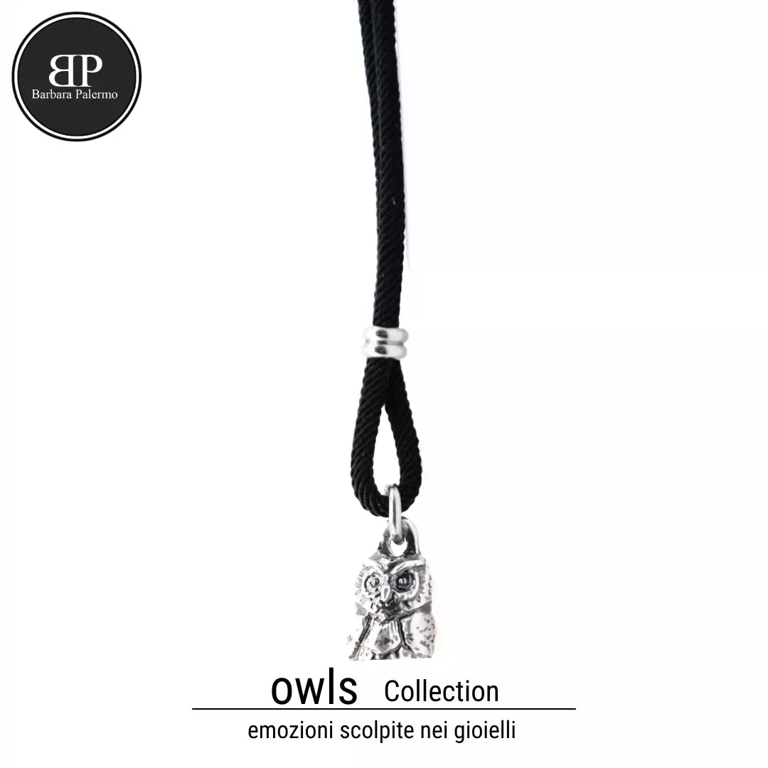 Vigilance Collana Owls Gufo con Occhio di Tigre