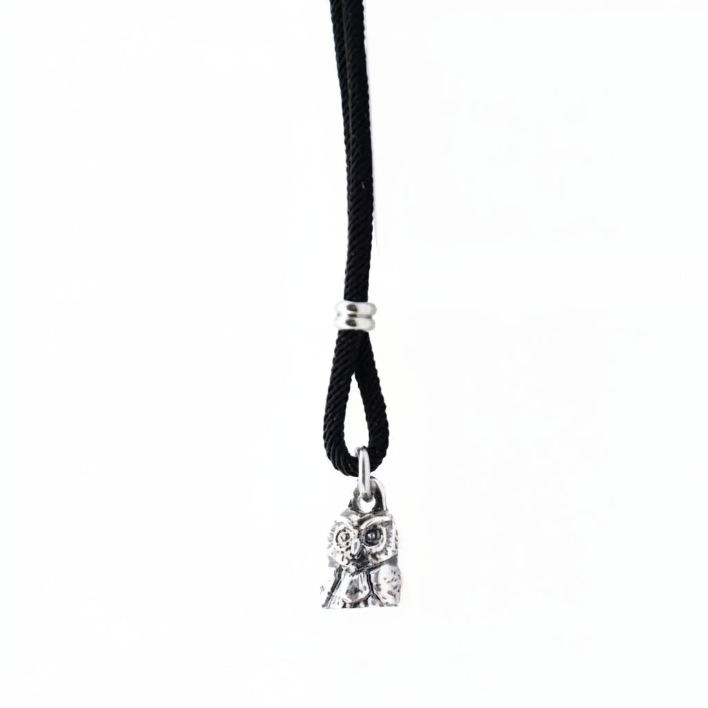 Owls Gaia Collana Gufo con Pasta di Malachite