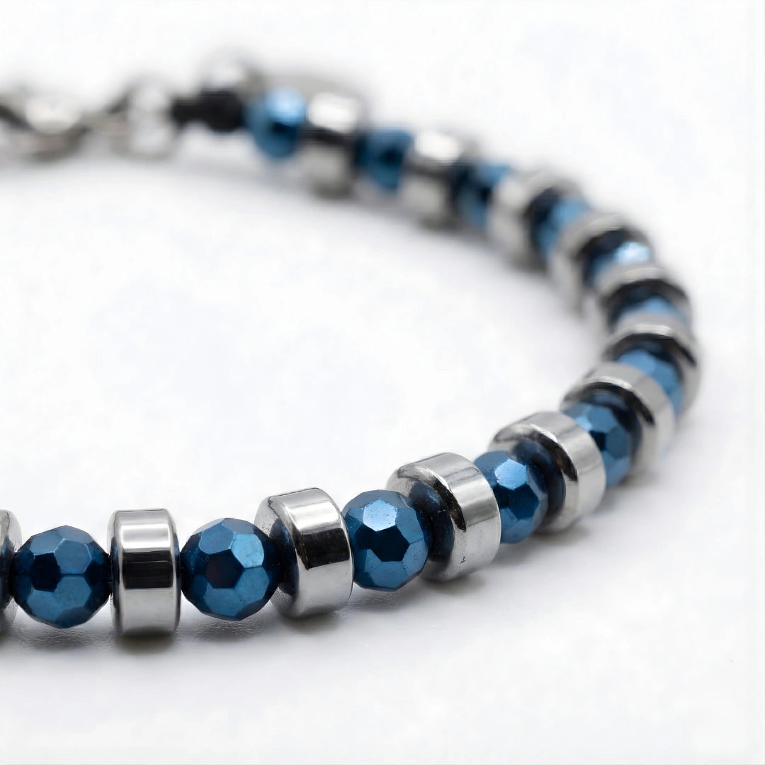 Bracciale Cromalux Blu lucido