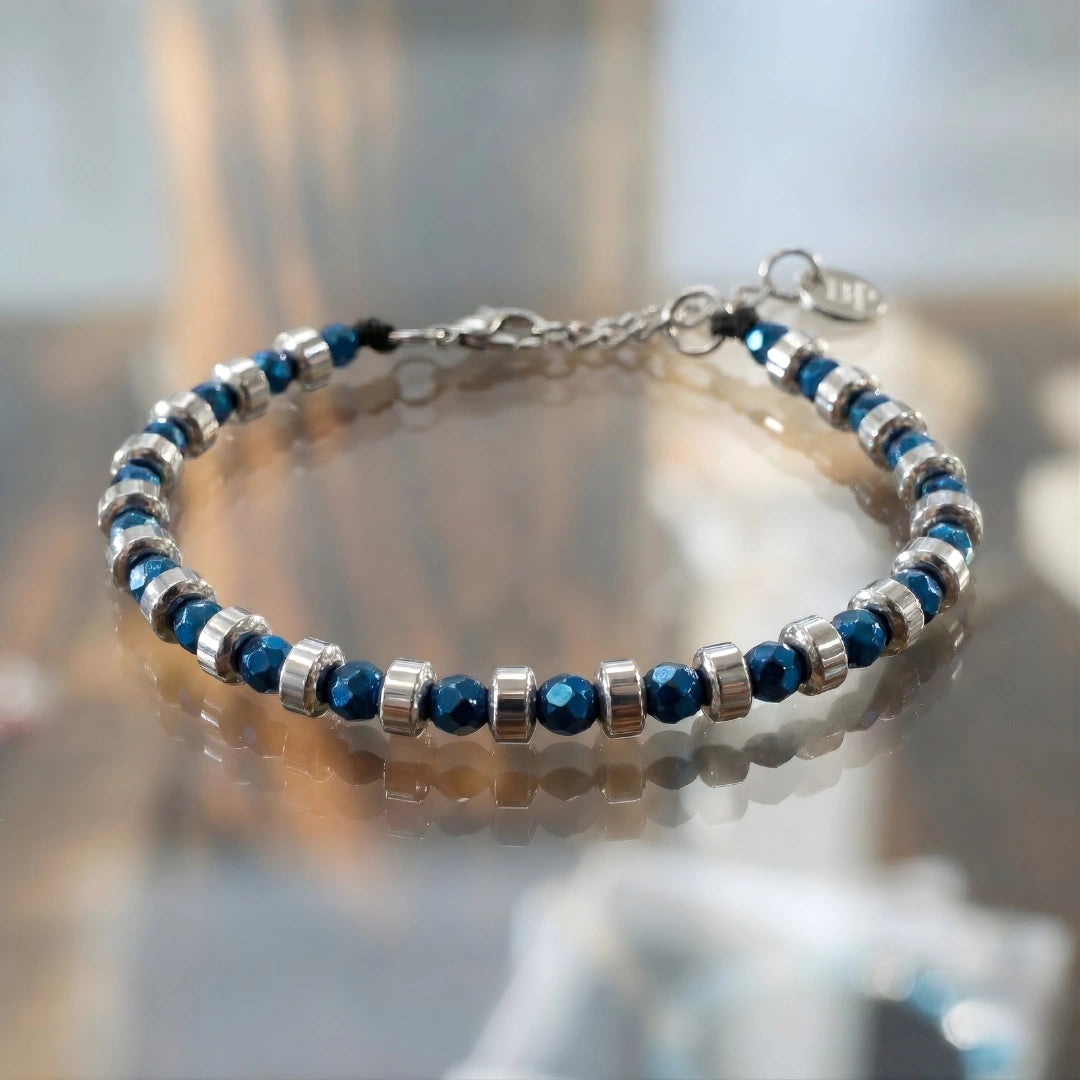 Bracciale Cromalux Blu lucido