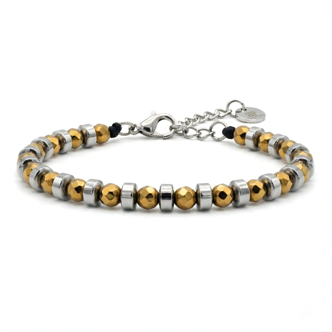 Bracciale Cromalux Gold Ematite Oro Lucido